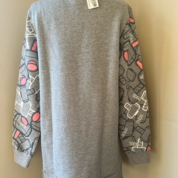 Marvel Thor Long Sweatshirt/Short Dress - Picture 6 of 9